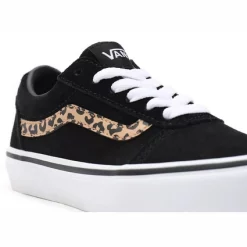 Baskets Vans Youth Ward Suede Black Cheetah -Pas Cher Baskets Magasin 7 VN0A5KR79DU7