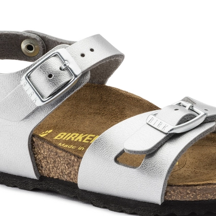 Sandales Birkenstock Enfant Rio BF Silver Regular 2 Sandales Birkenstock Enfant Rio BF Silver Regular – Image 2