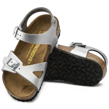 Sandales Birkenstock Enfant Rio BF Silver Regular 5 Sandales Birkenstock Enfant Rio BF Silver Regular – Image 5