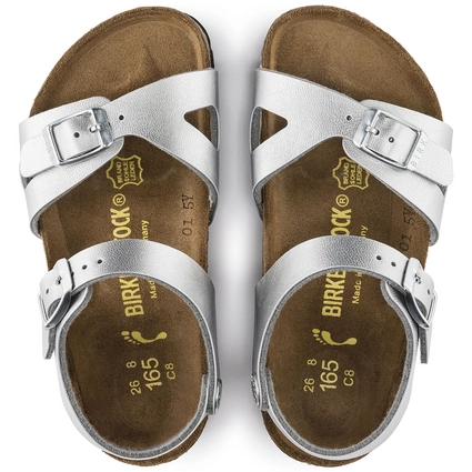Sandales Birkenstock Enfant Rio BF Silver Regular 4 Sandales Birkenstock Enfant Rio BF Silver Regular – Image 4