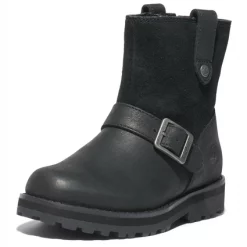 Timberland Youth Courma Enfant WL Biker Boot Jet Black -Pas Cher Baskets Magasin 8 A2H67015 ALT8