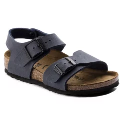 Sandales Birkenstock Enfant New York BF Navy -Pas Cher Baskets Magasin 87773 1