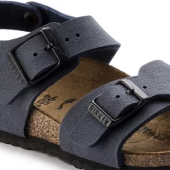 Sandales Birkenstock Enfant New York BF Navy -Pas Cher Baskets Magasin 87773 detail 1