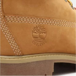 Timberland Enfants 6 Inch Premium WP Shearling Lined Boot Wheat Nubuck -Pas Cher Baskets Magasin A17E3231206
