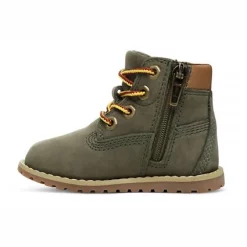 Boots Timberland Toddler Pokey Pine 6 Inch Side Zip Dark Green Nubuck -Pas Cher Baskets Magasin A1VOSA58208