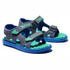 Sandales Timberland Toddler Perkins Row 2 Strap Dark Shadow -Pas Cher Baskets Magasin A24ZG028 3