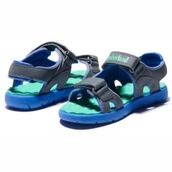 Sandales Timberland Toddler Perkins Row 2 Strap Dark Shadow -Pas Cher Baskets Magasin A24ZG028 4