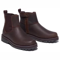 Bottines Timberland Youth Courma Kid Chelsea Potting Soil -Pas Cher Baskets Magasin A25GK931 3