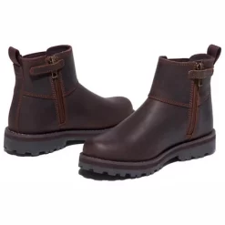 Bottines Timberland Youth Courma Kid Chelsea Potting Soil -Pas Cher Baskets Magasin A25GK931 4