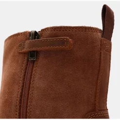 Boots Timberland Junior Courma Kid Warm Lined Mid Brown Full Grain -Pas Cher Baskets Magasin A28N5358205