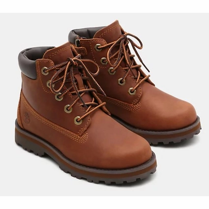 Boots Timberland Toddler Courma Kid Traditional 6 Inch Mid Brown Full Grain 2 Boots Timberland Toddler Courma Kid Traditional 6 Inch Mid Brown Full Grain – Image 2