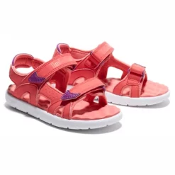 Sandales Timberland Youth Perkins Row 2 Strap Cayenne -Pas Cher Baskets Magasin A2D1R801 3