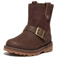 Bottines Timberland Youth Courma Enfant WL Biker Boot Soil -Pas Cher Baskets Magasin A2H6GV13 7