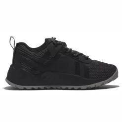 Basket Timberland Solar Wave LT Low Enfant Black Mesh W Grey