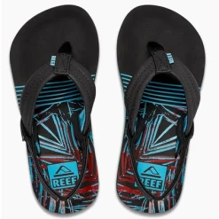 Tongs Reef Kids Little Ahi Tropical Dream -Pas Cher Baskets Magasin CI6648 T