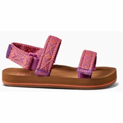 Tongs Reef Kids Little Ahi Convertible Fuchsia Coral -Pas Cher Baskets Magasin CI6749 RS