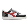 Baskets Diadora Youth Magic Basket Low Gs White Black Aurora Red