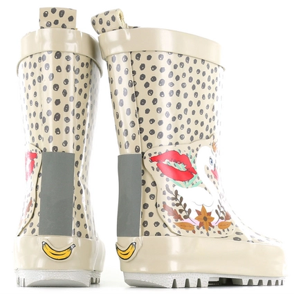 Bottes De Pluie Go Banana's Girls Dotjes Taupe 3 Bottes De Pluie Go Banana's Girls Dotjes Taupe – Image 3