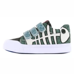 Chaussures Go Banana's Boys Velcro To The Bone Vert Gris Rouge