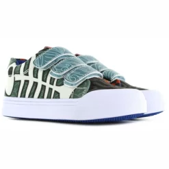 Chaussures Go Banana's Boys Velcro To The Bone Vert Gris Rouge 5 Chaussures Go Banana's Boys Velcro To The Bone Vert Gris Rouge -Pas Cher Baskets Magasin GB22SFISHBONE V3