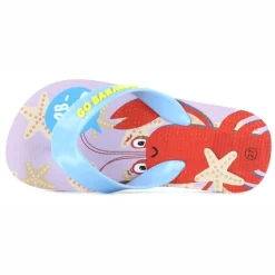 Tongs Go Banana's Girls Lovely Lobster Lilac Light Blue