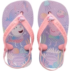 Tongs Havaianas Peppa Pig Quiet Bébé Lilac