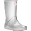 Bottes En Caoutchouc Hunter Little Kids First Classic Metal Silver