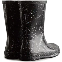 Bottes En Caoutchouc Hunter Little Kids First Classic Giant Glitter Black -Pas Cher Baskets Magasin KFT5092RGT BLK 3