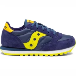 Basket Saucony Enfants Jazz Original Marine Vert Jaune