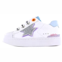 Baskets Shoesme Girls Low White Light Blue