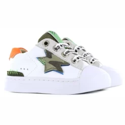 Baskets Shoesme Boys White Camo Star -Pas Cher Baskets Magasin SH22S011 A3