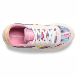 Baskets Saucony Girls Jazz Original White Pink Multi 7 Baskets Saucony Girls Jazz Original White Pink Multi -Pas Cher Baskets Magasin SK165137 4