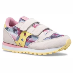Baskets Saucony Kids Jazz Double HL White Pink Multi