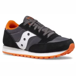 Baskets Saucony Boys Jazz Original Black Grey Orange