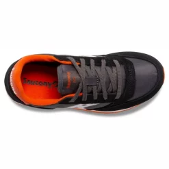 Baskets Saucony Boys Jazz Original Black Grey Orange -Pas Cher Baskets Magasin SK265128 4
