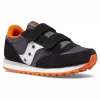 Saucony Enfants Jazz Double HL Black Grey Orange