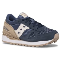 Pas Cher Baskets Magasin 16 Baskets Saucony Boys Shadow Original Navy Taupe