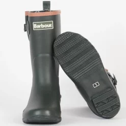 Bottes En Caouthcouc Barbour Kids Simonside Olive -Pas Cher Baskets Magasin Simonside Olive 3 1
