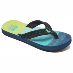 Tongs Reef Ahi Aqua Green Kids