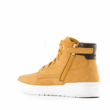 Bottes Timberland Youth Seneca Bay 6 Inch Side Zip Nubuck Wheat 3 Bottes Timberland Youth Seneca Bay 6 Inch Side Zip Nubuck Wheat – Image 3