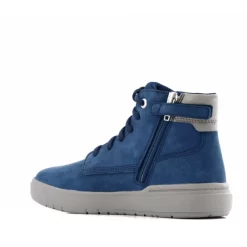 Bottes Timberland Toddler Seneca Bay 6 Inch Side Zip Nubuck Black Iris -Pas Cher Baskets Magasin TB0A2MBY019 3 2