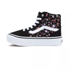Baskets Vans Filmore Hi Platform Youth Ditsy Floral Black White -Pas Cher Baskets Magasin VN0000SABA2 4