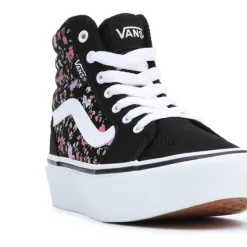 Baskets Vans Filmore Hi Platform Youth Ditsy Floral Black White -Pas Cher Baskets Magasin VN0000SABA2 7