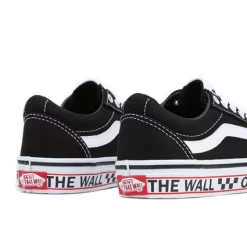 Baskets Vans Youth Ward OTW Sidewall Black White -Pas Cher Baskets Magasin VN0A38J9BZW 5