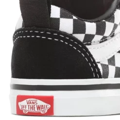 Baskets Vans Toddler Ward Slip-On Checkered Black True White -Pas Cher Baskets Magasin VN0A3QU1PVJ1 6
