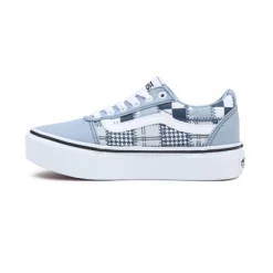 Baskets Vans Ward Platform Youth Patchwork Light Blu 9 Baskets Vans Ward Platform Youth Patchwork Light Blu -Pas Cher Baskets Magasin VN0A4UUVLTB 3
