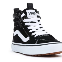 Baskets Vans Filmore Hi Vansguard Suede Youth Black White -Pas Cher Baskets Magasin VN0A5HZEBA217