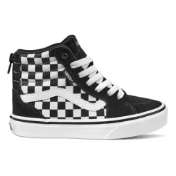 Baskets Vans Youth Filmore Hi Zip Glitter Checkerboard