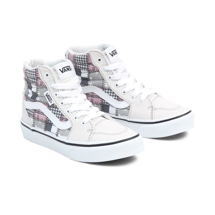 Baskets Vans Youth Filmore Hi Zip Patchwork Light Grey 2 Baskets Vans Youth Filmore Hi Zip Patchwork Light Grey – Image 2