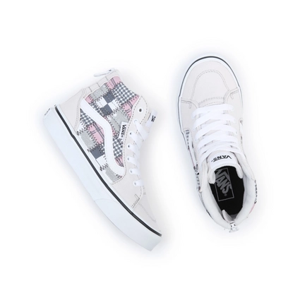 Baskets Vans Youth Filmore Hi Zip Patchwork Light Grey 3 Baskets Vans Youth Filmore Hi Zip Patchwork Light Grey – Image 3